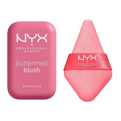 NYX Professional Makeup NYX Professional Makeup Nyx Buttermelt Blush For The Butta & Wondersnatch Face Powder Puff Duo Bundle