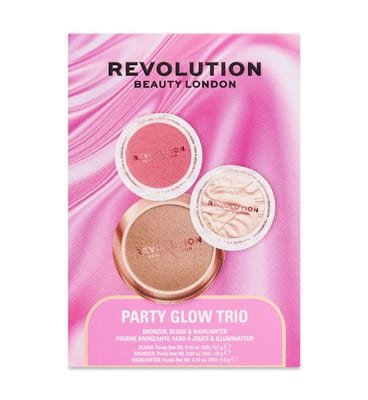 Revolution Revolution Party Glow Face Powder Trio