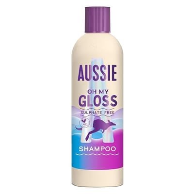 Aussie Aussie Oh My Gloss Shampoo 300Ml. Deeply Moisturises Dry And Dull Hair. Sulphate Free