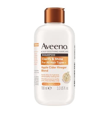 Aveeno Aveeno Haircare Clarify & Shine+ Apple Cider Vinegar Shampoo 100ml