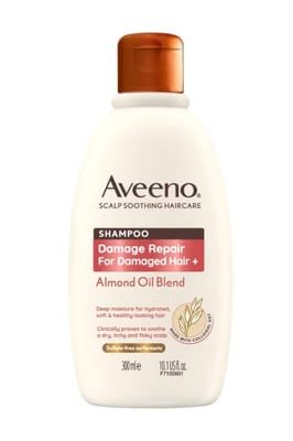 Aveeno Aveeno Haircare Damage Repair + Almond Oil Blend Shampoo 300ml