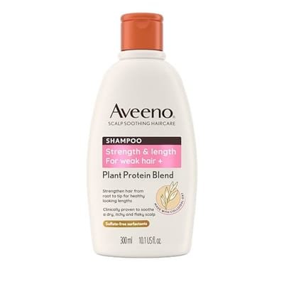 Aveeno Aveeno Haircare Strength And Length+ Plant Protein Blend Shampoo 300ml