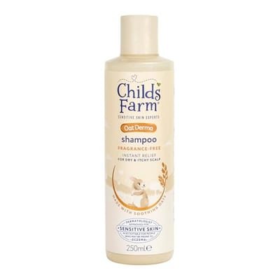 Child's Farm Childs Farm Oatderma Shampoo250 Ml Fragrance Free Sensitive Scalp Baby Kids Tear Formula, 250ml