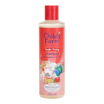 Child's Farm Childs Farm Tangle-Taming Shampoo250 Ml Strawberry And Mint Kids Tear Free Formula, 250ml