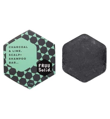 FRUU FRUU Charcoal & Lime Scalp+ Shampoo Bar 55g