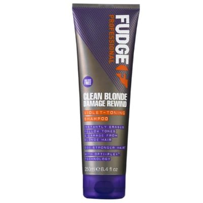 Fudge Fudge Clean Blonde Damage Rewind Violet Toning Shampoo 250ml