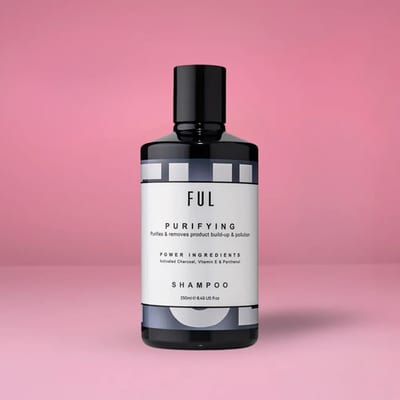 FUL FUL London Charcoal Purifying Shampoo (250ml)