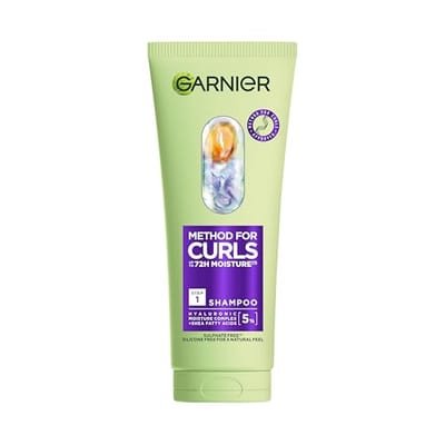 Garnier Garnier Method For Curls Shampoo, Feel Hydrated Up To 7 Days, Designed All Curl Types, Vegan Formula,200 ml, 200ml