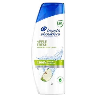 Head & Shoulders Head & Shoulders Apple Fresh Anti-Dandruff Shampoo, Up To 100% Dandruff Protection, 400ml