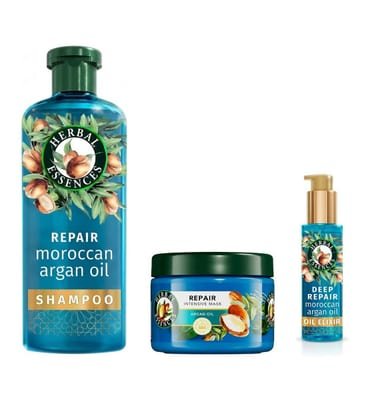 Herbal Essences Herbal Essences Argan Oil Repair Shampoo, Hair & Mask Bundle