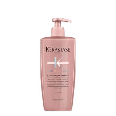 Kerastase Kerastase Kérastase Chroma Absolu Shampoo Colour Protecting Refillable Bottle For Fine To Medium Hair With Amino Acid & Lactic 500ml