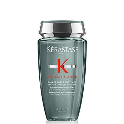 Kerastase Kerastase Kérastase Genesis Homme Men's Shampoo, Daily Purifying Fortifying Re-Energising For Scalp & Facial Hair,250 ml, 250ml