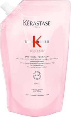 Kerastase Kerastase Kérastase Genesis Hydra-Fortifiant Shampoo Refill Pouch, To Protect From Hair Fall With Ginger Root & Edelweiss Flower 500ml