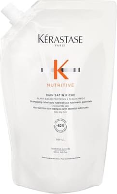 Kerastase Kerastase Kérastase Nutritive Bain Satin Riche Shampoo Refill Pouch With Niacinamide For Very Dry Hair 500ml