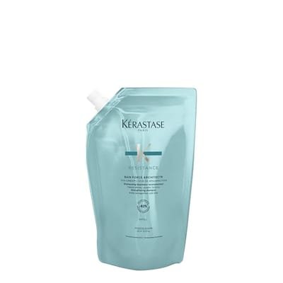 Kerastase Kerastase Kérastase Resistance Shampoo Strengthening And Fortifying Refill Pouch For Damaged, Brittle Hair With Vita-Ciment Complex 500ml