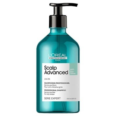 L'Oreal Professionnel L'Oreal Professionnel Serie Expert Scalp Advanced Anti-Oiliness Dermo-Purifier Shampoo For Oily Scalps 500ml