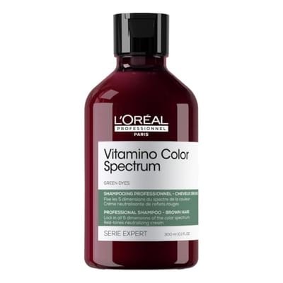 L'Oreal Professionnel L'Oreal Professionnel Vitamino Color Spectrum Green Tinted Shampoo For Dark Brown Coloured Hair 300ml