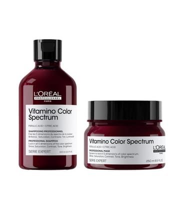 L'Oreal Professionnel L'Oreal Professionnel Vitamino Color Spectrum Shampoo 300Ml & Hair Mask250 ml, 250ml
