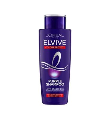 Loreal L'Oreal Paris Elvive Purple Shampoo: Anti-Brassiness For Blonde, Highlighted & Grey Hair,200 ml, 200ml