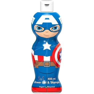 Marvel Marvel Captain America 1D Shower Gel & Shampoo 400ml