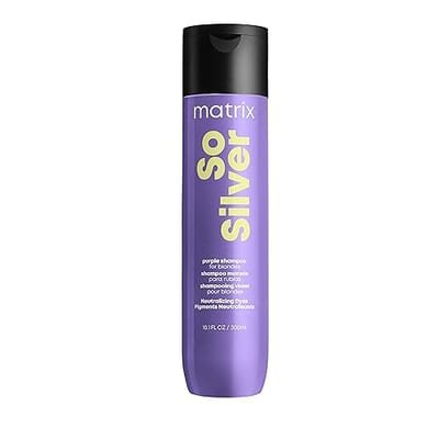 Matrix Matrix So Silver Purple Shampoo To Brighten Blonde Grey And Hair Total Results 300ml