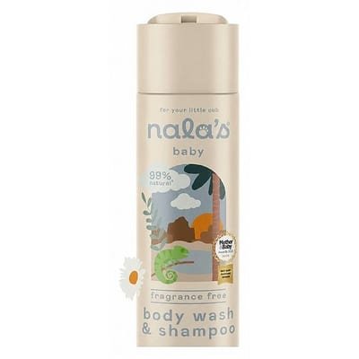 Nalas Baby Nalas Baby Nala's Baby Body Wash & Shampoo Fragrance Free200 ml, 200ml