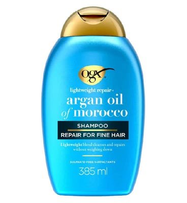 OGX OGX Weightless Hydration Argan Oil Lightweight Shampoo For Fine Hair 385ml