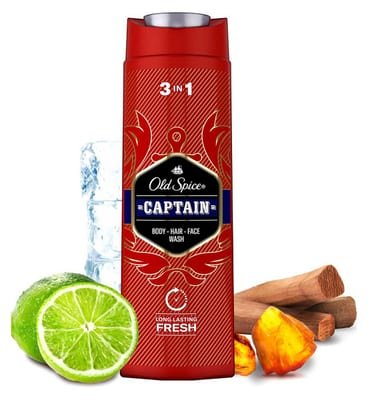 Old Spice Old Spice Captain 3-In-1 Long-Lasting Fresh Shower Gel & Shampoo 400ml