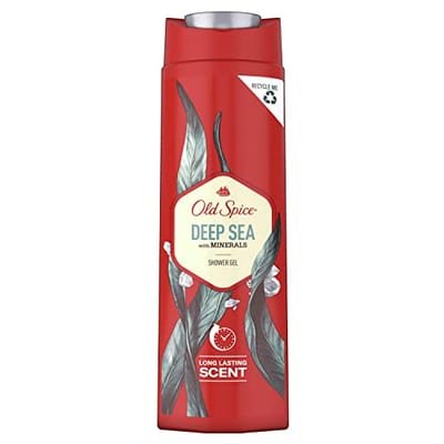 Old Spice Old Spice Deep Sea Men's 3-In-1 Wash, Shower Gel & Shampoo 400ml