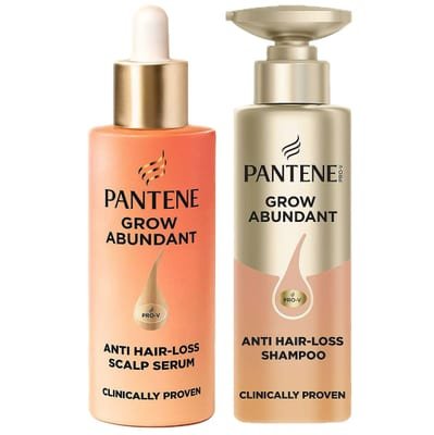 Pantene Pantene Grow Abundant Anti-Hair Loss Scalp Serum 60Ml & Shampoo 290Ml Bundle