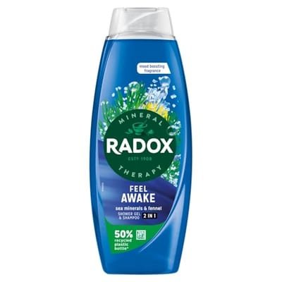Radox Radox Mineral Therapy Feel Awake 2-In-1 Shower Gel & Shampoo 675ml