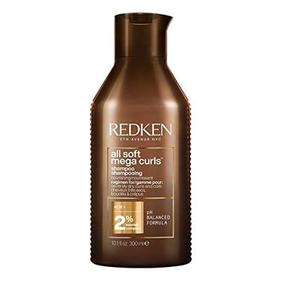 Redken Redken All Soft Mega Curls Shampoo,for Dry Curly & Coily Hair, Sulphate-Free To Gently Cleanse 300ml