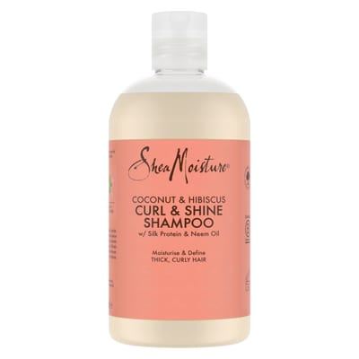 Shea Moisture Shea Moisture Coconut & Hibiscus sulphate free shampoo Curl & Shine Shampoo for thick