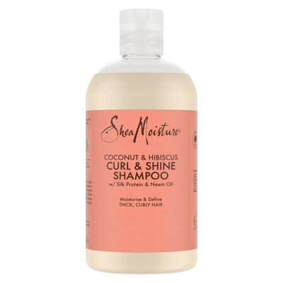 Shea Moisture Shea Moisture Coconut & Hibiscus sulphate free shampoo Curl & Shine Shampoo for thick