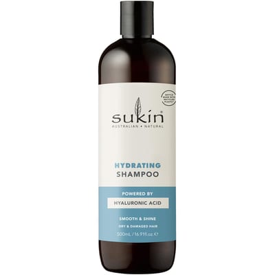 Sukin Sukin Hydrating Shampoo 500ml - moisturises scalp and repairs dry and damaged hair