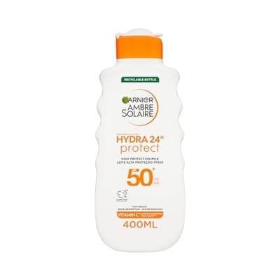 Ambre Solaire Ambre Solaire Garnier Hydra 24H Protect Sun Cream Lotion Spf 50+ 400ml