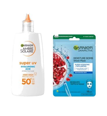 Ambre Solaire Ambre Solaire Garnier Super Uv Fluid Spf50 & Face Mask
