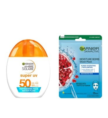Ambre Solaire Ambre Solaire Garnier Super Uv Invisible Fluid Spf50 & Face Mask