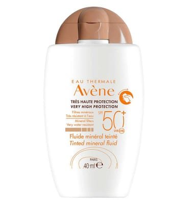 Avene Avene Avène Very High Protection Tinted Mineral Fluid Spf50+ Sun Cream For Intolerant Skin 40ml