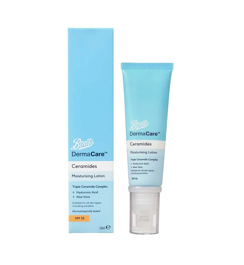 Boots Boots Dermacare Ceramides Moisturising Lotion Spf30 50Ml