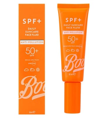 Boots Boots Spf+ Anti Pollution Daily Suncare Face Fluid Spf50+ 50Ml