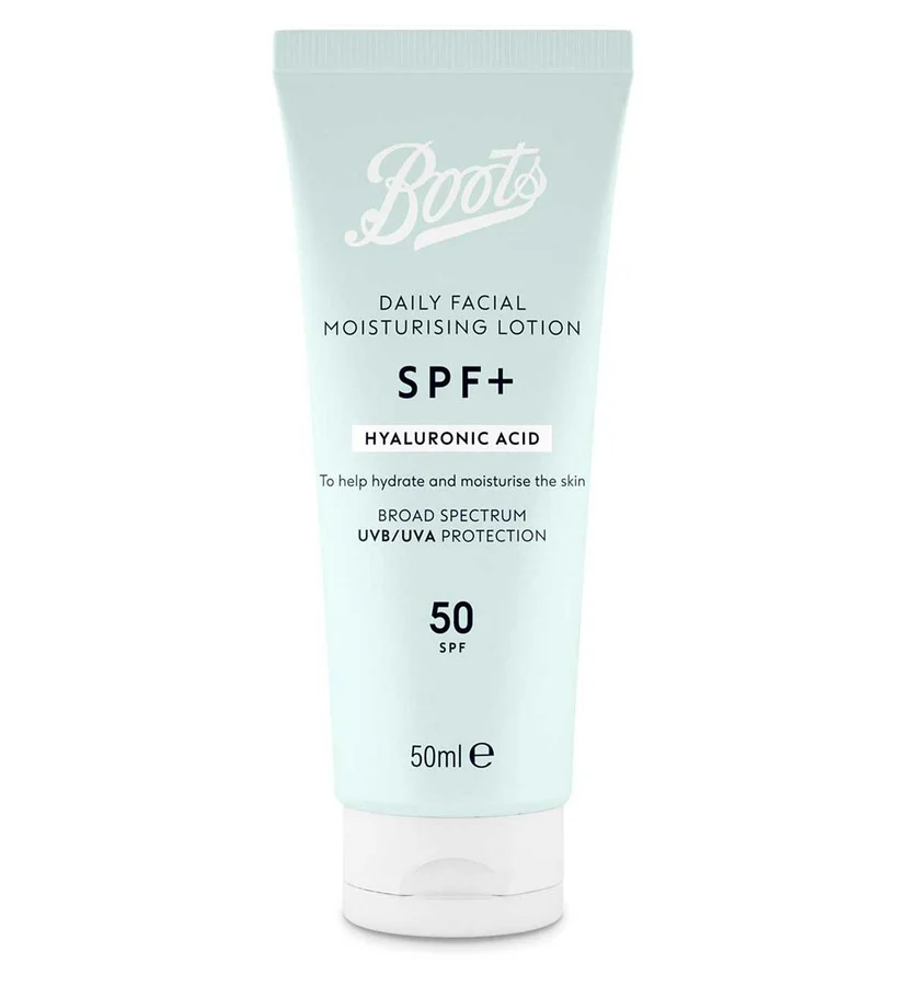 Boots Boots Spf+ Hyaluronic Acid Moisturising Lotion Spf50 50Ml
