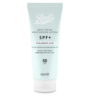 Boots Boots Spf+ Hyaluronic Acid Moisturising Lotion Spf50 50Ml