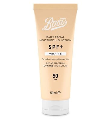 Boots Boots Spf+ Vitamin C Moisturising Lotion Spf50 50Ml