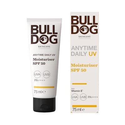 Bulldog Bulldog Skincare Anytime Daily Spf50 Men's Face Moisturiser 75ml