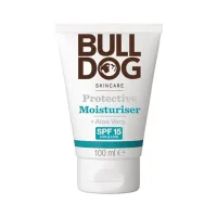 Bulldog Bulldog Skincare Protective Spf 15 Face Moisturiser For Men, Men's Cream, Uva/uvb Sun Protection, 100ml