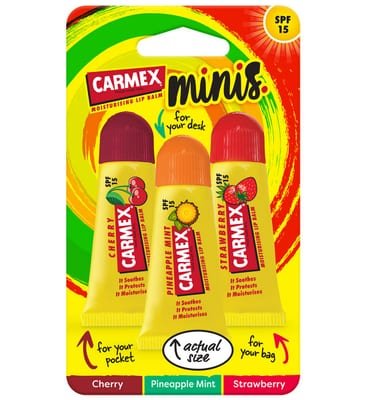 Carmex Carmex Mini Trios 3X5G Spf15