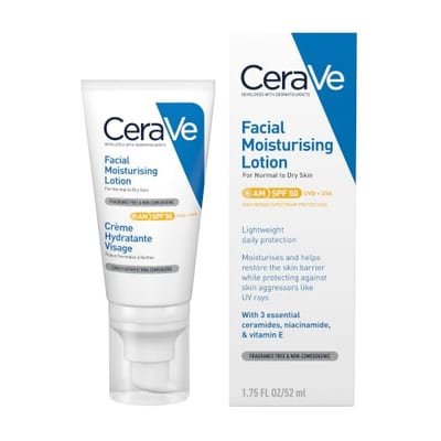 CeraVe CeraVe AM Facial Moisturising Lotion SPF50 (52ml)