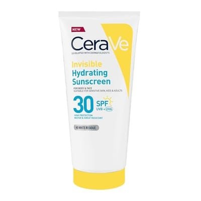 CeraVe Cerave Invisible Hydrating Sunscreen Spf30 For Body Face And All Skin Types With 3 Essential Ceramides 177 ml