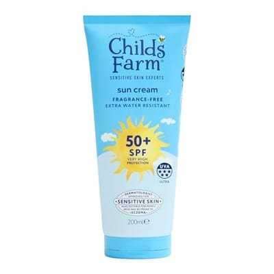 Child's Farm Childs Farm Spf 50+ Sun Cream200 Ml Fragrance Free Sunscreen For Kids & Sensitive Skin, 200ml